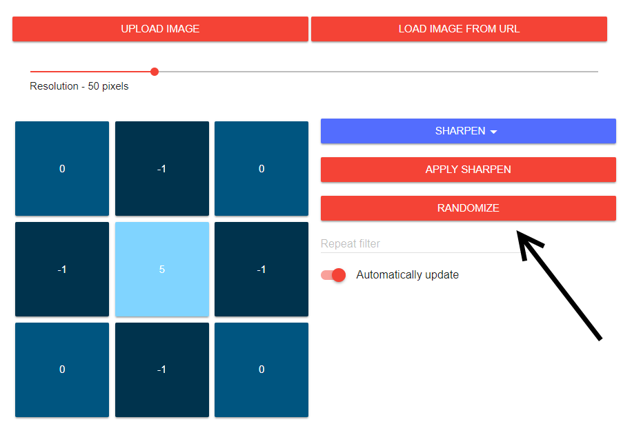 Randomize setting